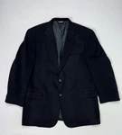 Jos Bank Blazer Mens 44R Black 2 Button 100% Camel Hair Sport Coat Gordon. Fixed Price $32.99.