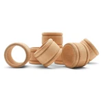 Vintage Birch Napkin Rings 1-3/4", Unfinished For Diy Craft Woodpeckers. Fixed Price $113.90.