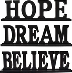 Rustic Hope Dream Believe Sign For Home Decor,decorative Wooden Cutout Word. Fixed Price $20.75.
