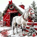 Senqao Horse Diamond Art Kit 12X12 Inch Adult Beginner Gem Painting. Fixed Price $20.00.