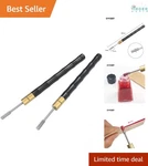 Leather Edge Oil Tool Set Ebony Handle Double Bearing Roller For Craft. Fixed Price $28.97.
