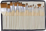 Artist Paint Brush Set, Free Carry Pouch, For Watercolor, Acrylic,oil, All Media. Fixed Price $21.75.
