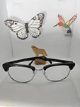 Boulevard Boutique Eyeglasses 3007 Silver Black 56-18-145 (rb Clubmaster). Fixed Price $49.00.