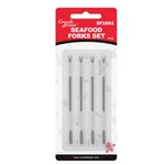 7 In. Stainless Steel Seafood Forks, Silver, Double-ended Lobster, Crabs And Nut. Fixed Price $7.02.
