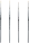 Zem Brush Golden Taklon Detail Set Liners 20/0, And Mini 10/0,. Fixed Price $19.71.