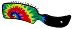 American Heritage Equine Curved Grip Brush With Print. Fixed Price $5.00.