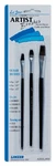 Le Jour 3-PC. Flat Ox Hair Artist Brush Set A353. Fixed Price $11.98.