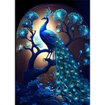 Senqao Peacock Diamond Painting Kits For Adults, Diy 5D 12" X 16",. Fixed Price $14.99.