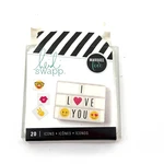 Heidi Swapp By American Crafts Light Box 20 Emoji Icons: Marquee Love. Fixed Price $12.00.