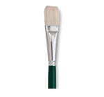 New Grumbacher Gainsborough Flat Oil & Acrylic Brush, Hog Bristle, Size 12. Fixed Price $20.00.