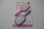 Swissco Pro Deluxe Vented Detangler Brush - Pink / Purple (1 Set). Fixed Price $39.99.