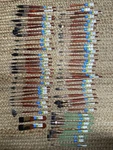 Lot Of 63 Princeton Neptune Synthetic Squirrel Hair Watercolor Brushes Brand New. Fixed Price $279.99.