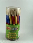 Creativity Street Plastic Handle Round 30 Count Colossal Brush Set, 7" - Nib. Fixed Price $29.95.
