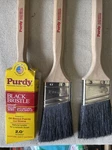 Purdy 144024020 Medium Stiff Black China Angle Trim Paint Brush 2" 3 Pack. Fixed Price $36.88.