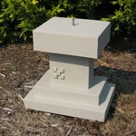 Frank Lloyd Wright Midway Sprite Pedestal Outdoor Statue. Fixed Price $138.00.