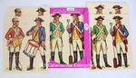 Vtg Lot Of Meyercord Colonial Soldiers Decals 2X 1504-C & 3X 1504-D Vary Years. Fixed Price $15.99.
