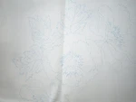 Poppy 2 Throw Accent Pillow Stamped Embroidery / Paint Tri Chem Percale Sofa New. Fixed Price $8.50.
