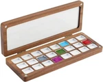 Empty Bamboo Watercolor Paint Palette, 24 Grids Wooden Mixing Tray With.... Fixed Price $30.59.