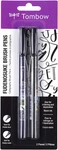 Tombow 62038 Fudenosuke Brush Pen, 2-PACK. Soft And Hard Tip. Fixed Price $8.82.