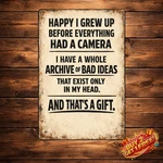 Decorate When You're Dead Inside Funny Retro Skeleton Metal Tin Sign. Fixed Price $9.99.