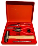 Darice Crafter's Tool Set Pink Storage Box W/ Lid Crafting Jewelry 8-PC New. Fixed Price $14.55.