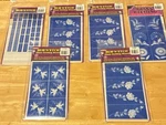 Nip Armour Rub'n'etch Glass Etching Stencil Lot Of 5. Fixed Price $24.99.