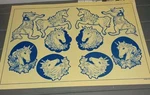 Tri-chem Unicorn Ornaments 7437 Ready To Paint 10 Count 5X4 Inches Each. Fixed Price $15.00.
