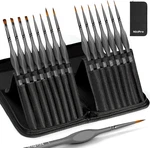 Nicpro 15 Pack Miniature Painting Set, Fine Detail Brushes For Models, Acr. Fixed Price $27.92.
