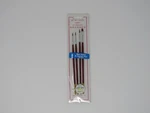 Atlas Brush #100 Red Sable Camel Hair Artists Flat Set 10/0, 2, 1/4". Fixed Price $6.75.