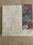 Artist Loft Canvas Painting Kit 12 Pc Winter Holiday Birds Decorating Birdhouse. Fixed Price $10.00.