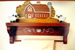 Barnyard With Sheep Two Unpainted Wood Surface & Pattern B1201. Fixed Price $9.99.