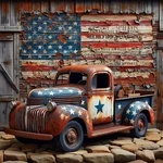 Chwglfgg 5D Truck Diamond Art Kits For Adults Beginners,diy Full Round Drill .... Fixed Price $8.60.