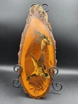 Hand-painted Wood Duck Plaque Sign 13" X 7" Decorative Handmade. Fixed Price $42.00.