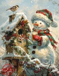 Milila Snowman 5D Diamond Painting Kits For Adults, 11.8X15.7". Fixed Price $20.00.