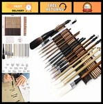 18PCS Calligraphy Set With Roll-up Holder, Sumi & Kanji Brushes For Art. Fixed Price $33.99.