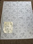 * Tri Chem 7113 Birds 20 Blocks Quilt Top X Embroidery Paint. Fixed Price $30.00.