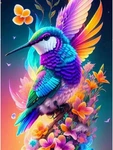 Fqovkyn 5D Hummingbird Diamond Painting Kits For Adults And Beginners, Diy. Fixed Price $11.60.