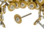 36PC 3/4" Brass Wire Wheel Brush Set Die Grinder Polishing Dremel Rotary Tool. Fixed Price $35.49.