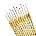 11PC Fine Detail Paint Brush Set, For Art, Crafts, Modeling. Hobby Bolts Store. Fixed Price $16.50.