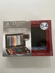 Loew Cornell Drawing Set 54 Pieces Art Craft Supplies Pencils Water Colors. Fixed Price $47.95.