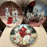 Princeton Gallery Dalmatian Porcelain Collector Plates Limited Edition Set. Fixed Price $9.99.