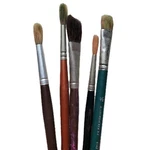 Vintage Pro Artist Brush Lot: (4) M. Grumbacher Ny Usa Winsor Newton Sceptre 101. Fixed Price $56.99.