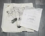 #7320 Raccoon Pillow Cover Tri-chem Picture To Paint. Fixed Price $9.95.