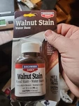 Birchwood Casey - Walnut Stain, Water Base, 3 Oz. Bottle. Fixed Price $5.29.