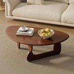 Soulnest Mid Century Small Coffee Table, 32.3"D X 22"W 16.5"H, Walnut. Fixed Price $152.14.