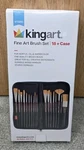 Kingart Studio Count Fine Brush Set With Case 206-18. Fixed Price $21.99.