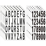 10 Sheet 3 Inch Mailbox Numbers And Letters Cut Classic Style Self-adhesive Viny. Fixed Price $8.99.