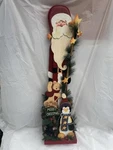 Traditions 39 Inch Wood Decor Old Santa World Hand Crafted & Paint. Fixed Price $55.00.