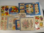 Lot Of 15 Pcs Vintage 50S-60S Decals Meyercord Fruits Flowers Unused. Fixed Price $69.99.