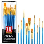 Best Model Miniature Paint Brushes Small Detail Art With Set 10 Pcs. Fixed Price $6.39.